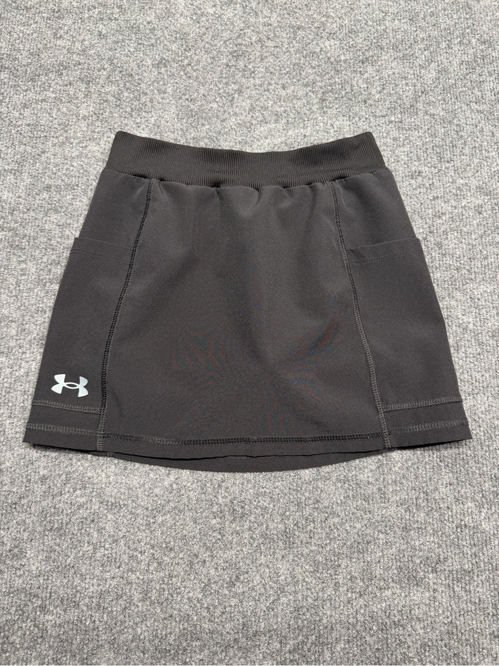 Under Armour Black Girls Active Skort with Logo
